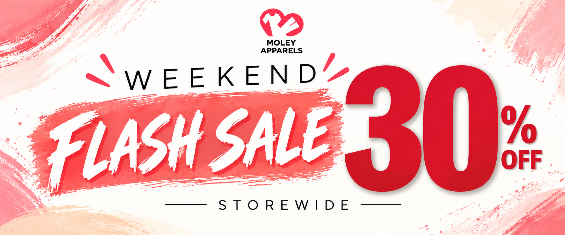 30% weekend flash sale