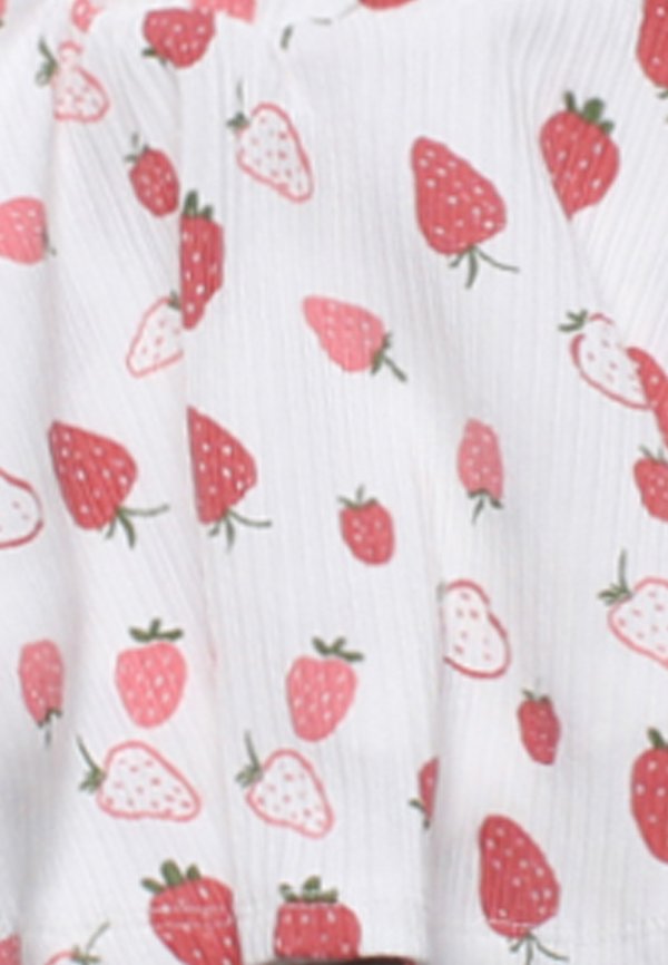 Strawberries Ribbed Skirt WHITE (Girl's Bottom)