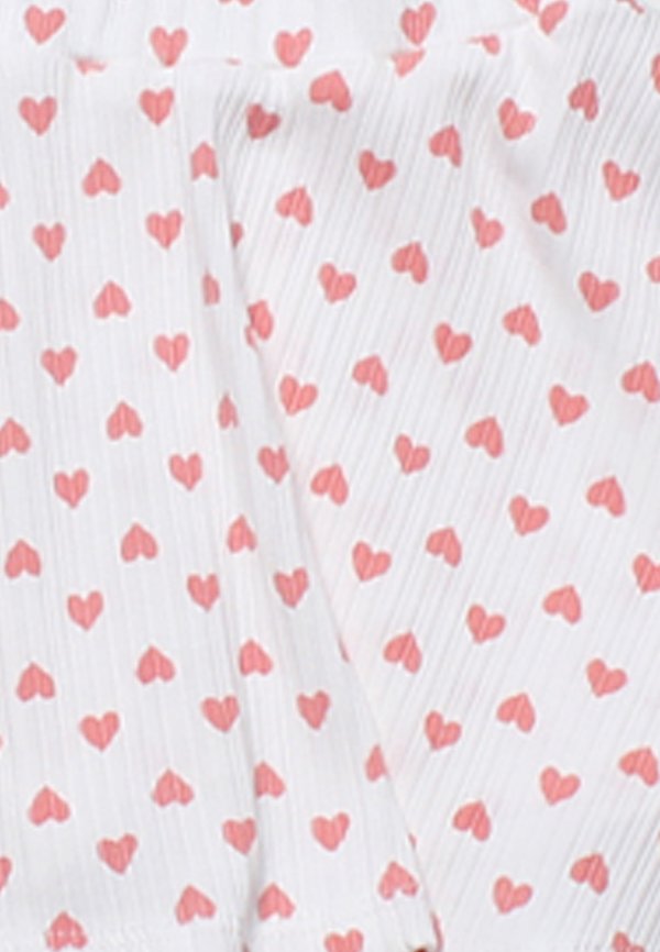 Hearts Ribbed Skirt WHITE (Girl's Bottom)