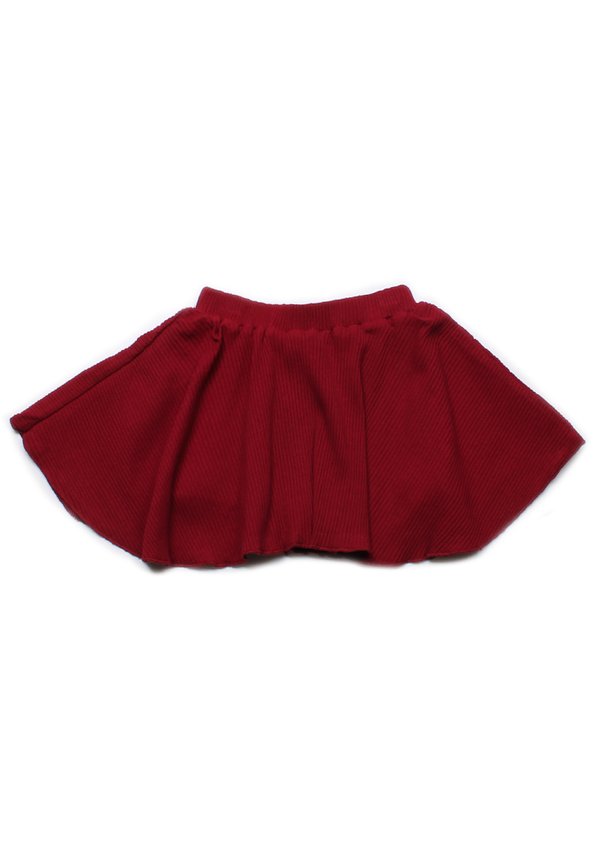 Classic Ribbed Skirt RED (Girl's Bottom)