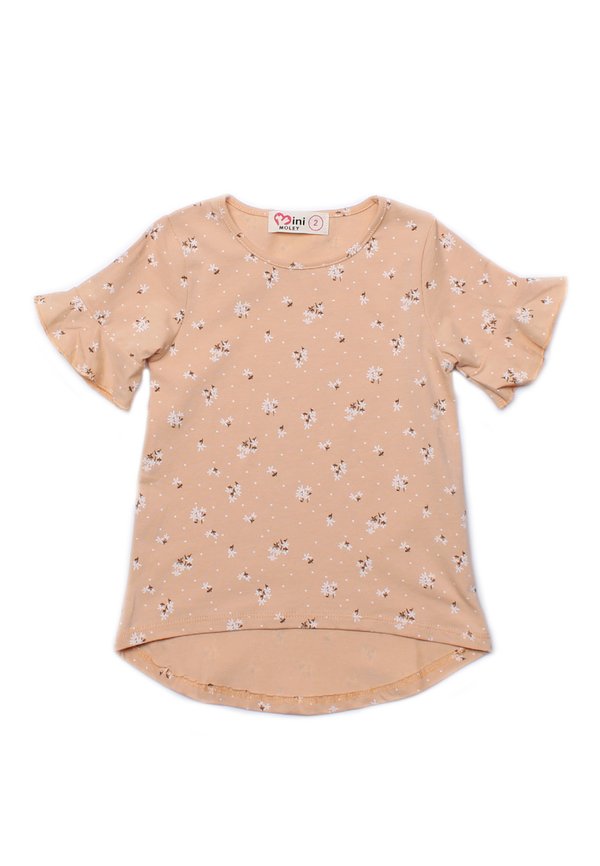 Petit Floral Print T-Shirt ORANGE (Girl's Top)