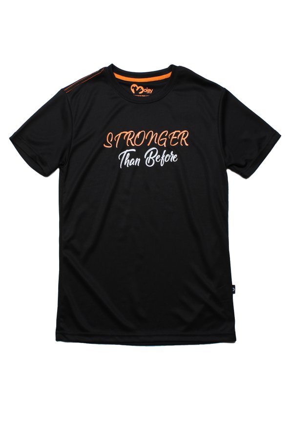 STRONGER Sports T-Shirt BLACK (Men's T-Shirt)