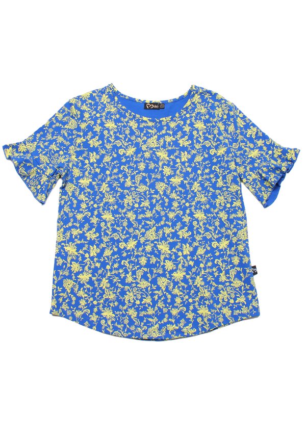 Ditsy Floral Print Blouse BLUE (Ladies' Top)