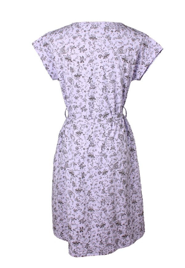 Ditsy Floral Print Flare Dress PURPLE (Ladies' Dress)