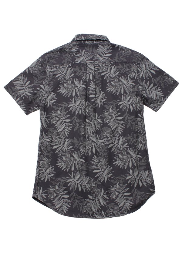 Tropical Print Short Sleeve Shirt GREY (Men's Shirt)