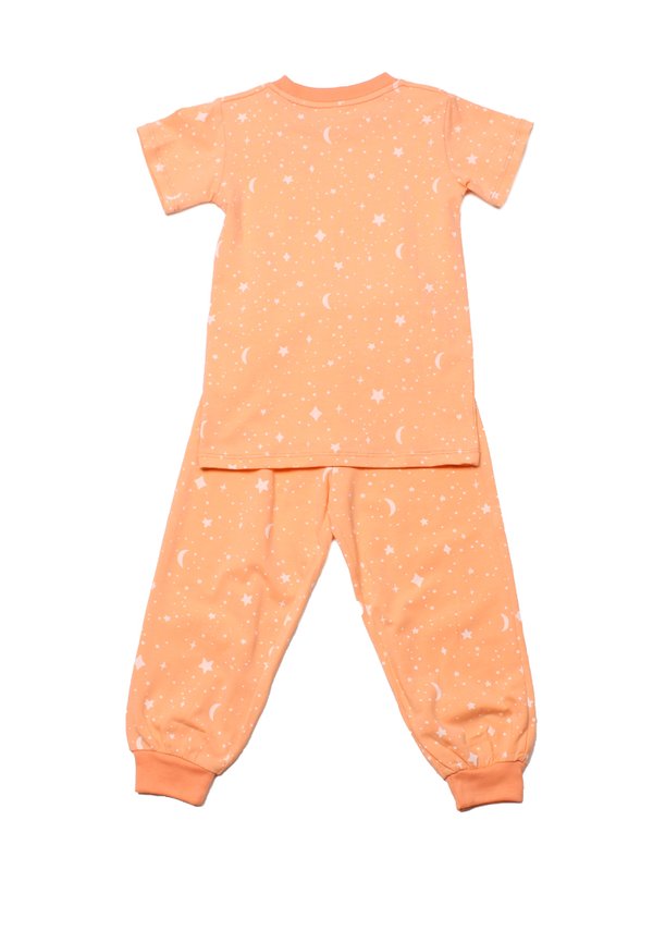 Starry Night Print Pyjamas Set ORANGE (Kids' Pyjamas)