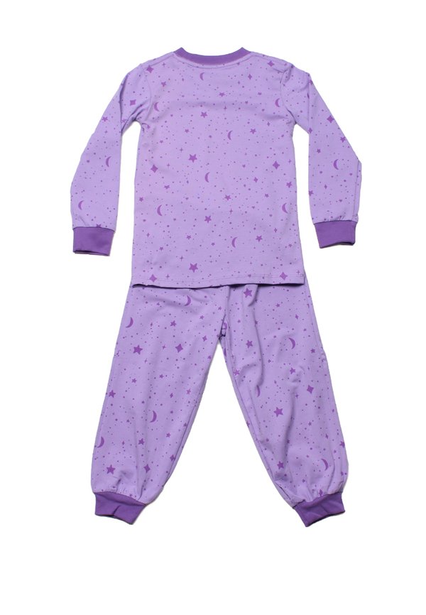 Starry Night Print Pyjamas Set PURPLE (Kids' Pyjamas)
