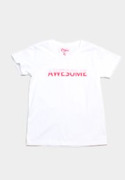 AWESOME Duo Premium T-Shirt WHITE (Boy's T-Shirt)