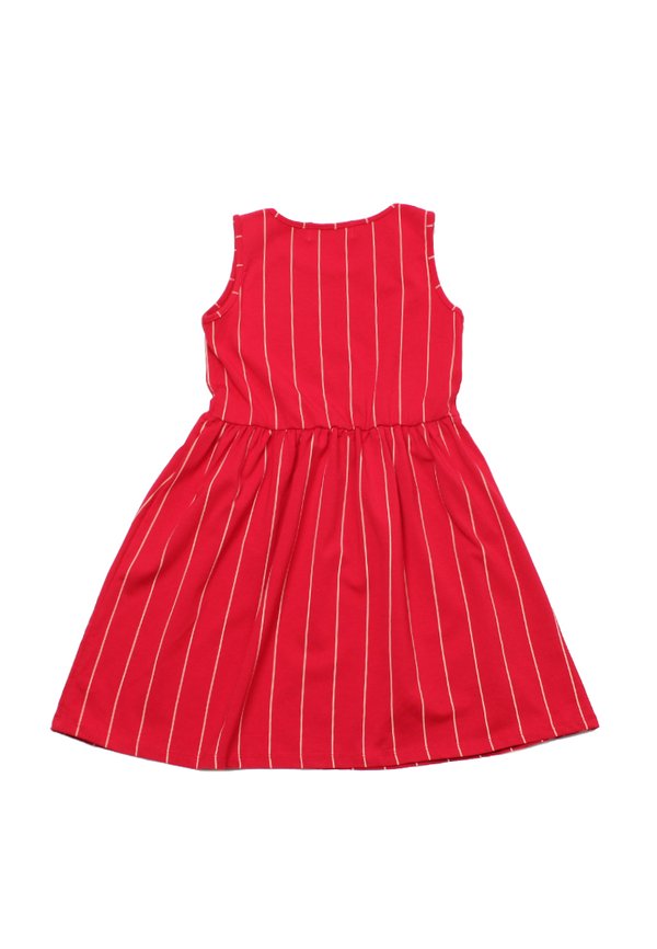 Baseball Stripes Dress RED (Girl's Dress)