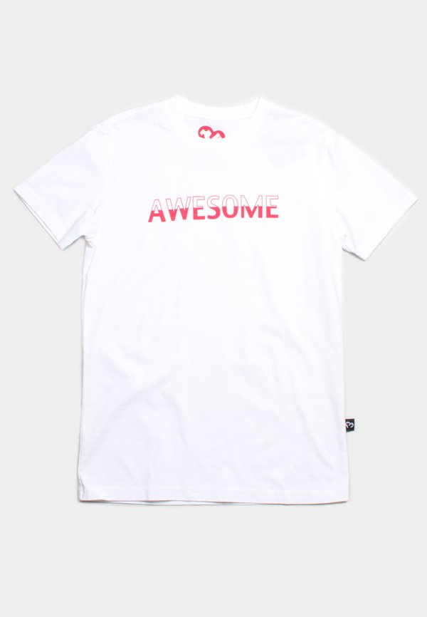 AWESOME Duo Premium T-Shirt WHITE (Men's T-Shirt)
