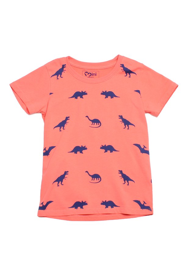 Dino Print T-Shirt ORANGE (Boy's T-Shirt)