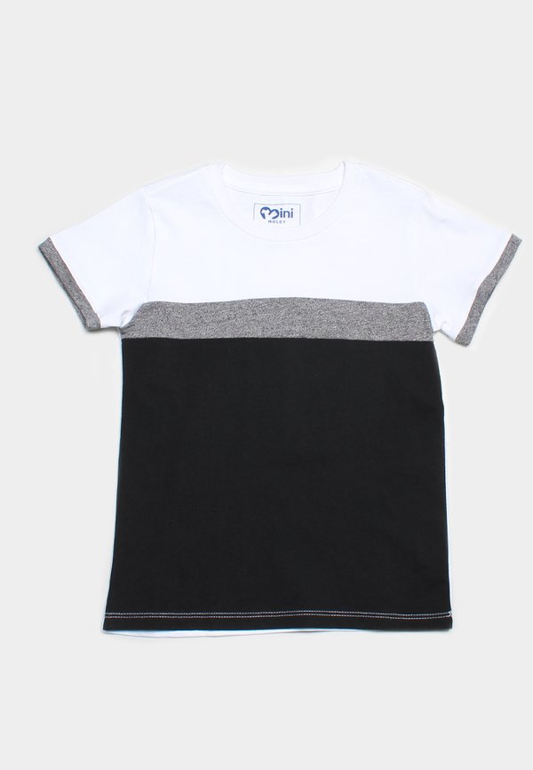 Colour Block Panel T-Shirt WHITE (Boy's T-Shirt)