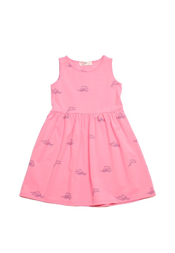 Dolphin Print Dress PINK (Girl's Dress)