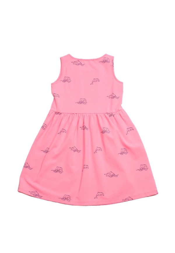 Dolphin Print Dress PINK (Girl's Dress)