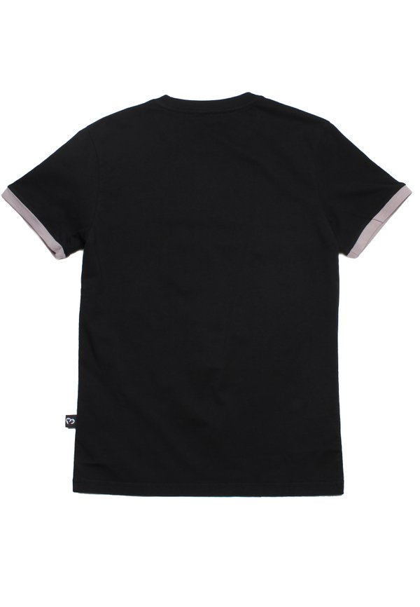 Colour Block Panel T-Shirt BLACK (Men's T-Shirt)