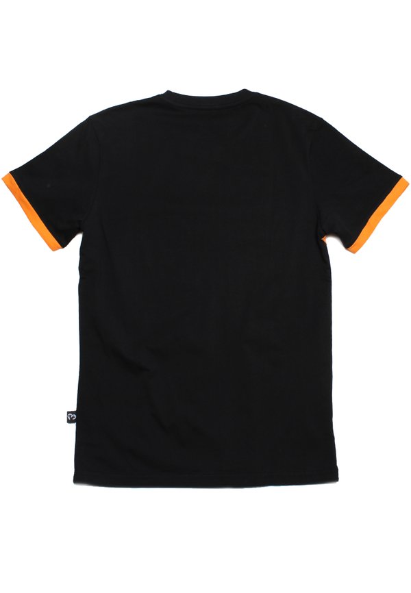 Colour Block Panel T-Shirt ORANGE (Men's T-Shirt)