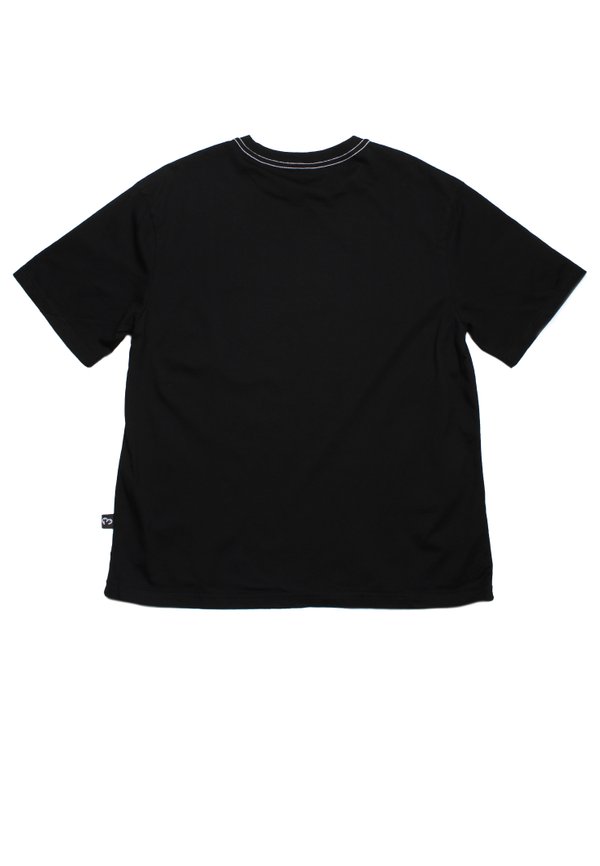 Stay AWESOME Premium Oversized T-Shirt BLACK (Men's T-Shirt)