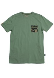 Camo Pocket Premium T-Shirt GREEN (Men's T-Shirt) 