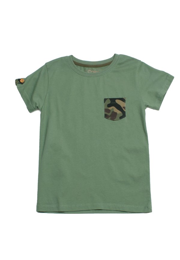 Camo Pocket Premium T-Shirt GREEN (Boy's T-Shirt)