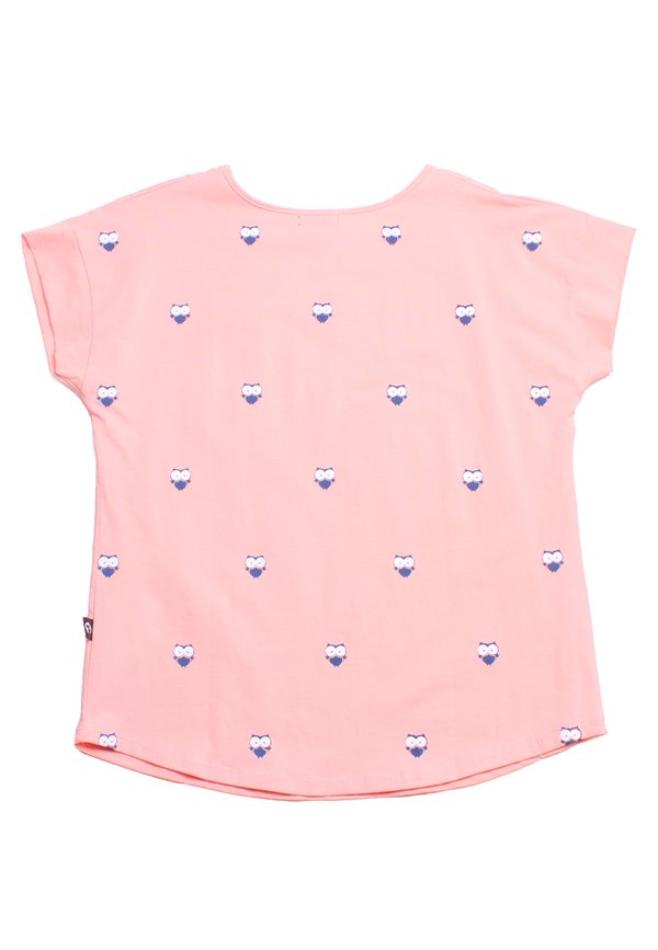 Owl Print Blouse PINK (Ladies' Top)