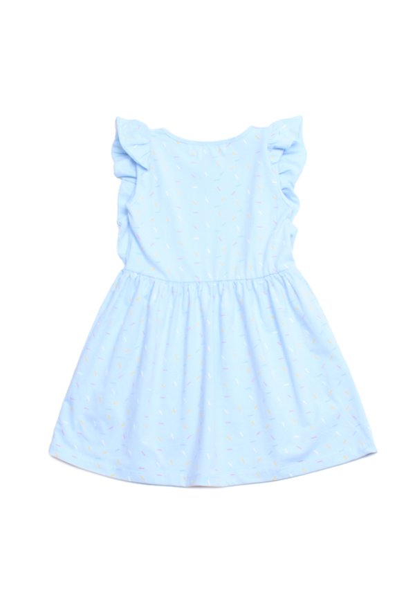 Sprinkle Print Twin Ruffle Dress BLUE (Girl's Dress)