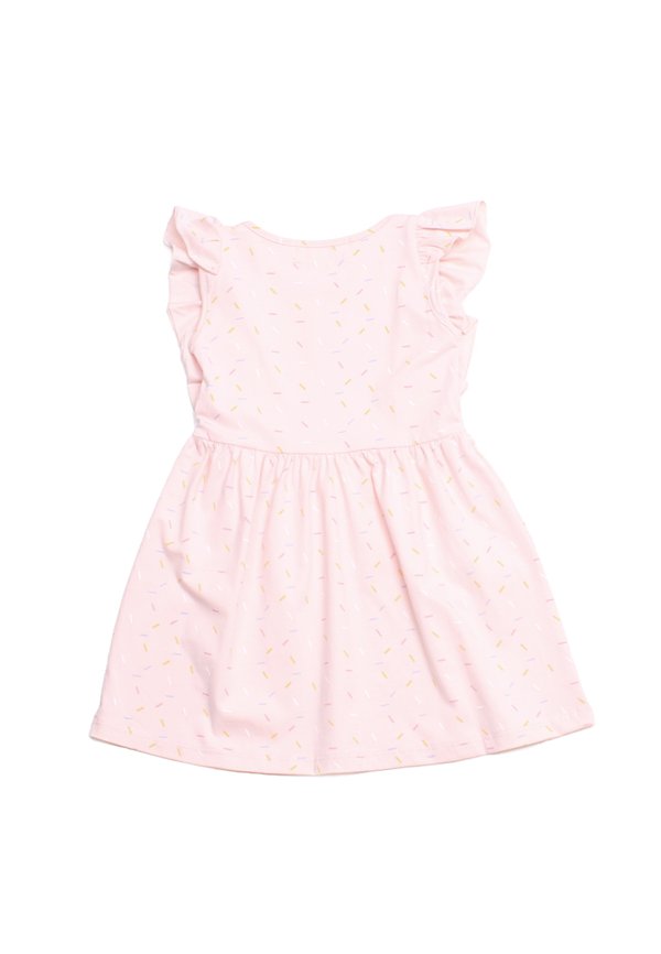 Sprinkle Print Twin Ruffle Dress PINK (Girl's Dress)