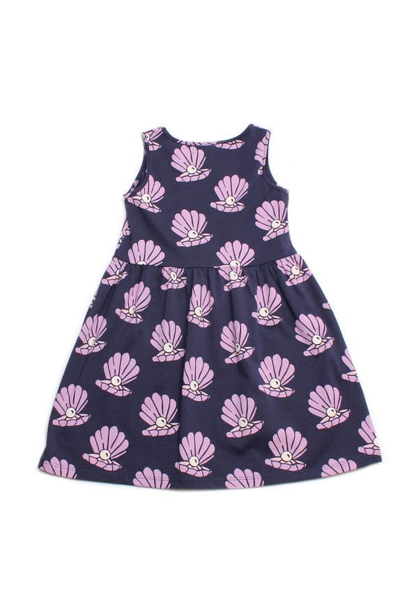 Pearl Oyster Print Dress NAVY (Girl's Dress)
