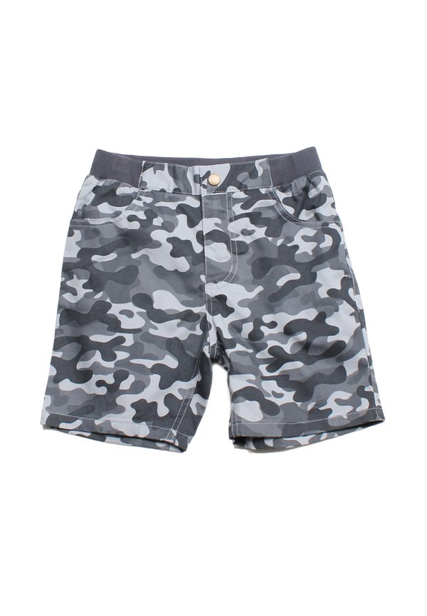 Premium Camo Shorts GREY (Boy's Shorts)