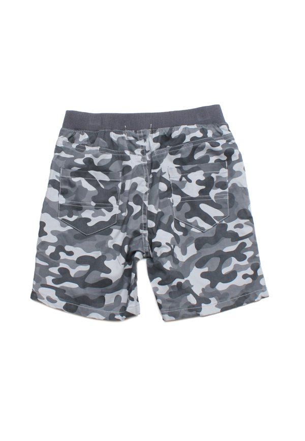 Premium Camo Shorts GREY (Boy's Shorts)
