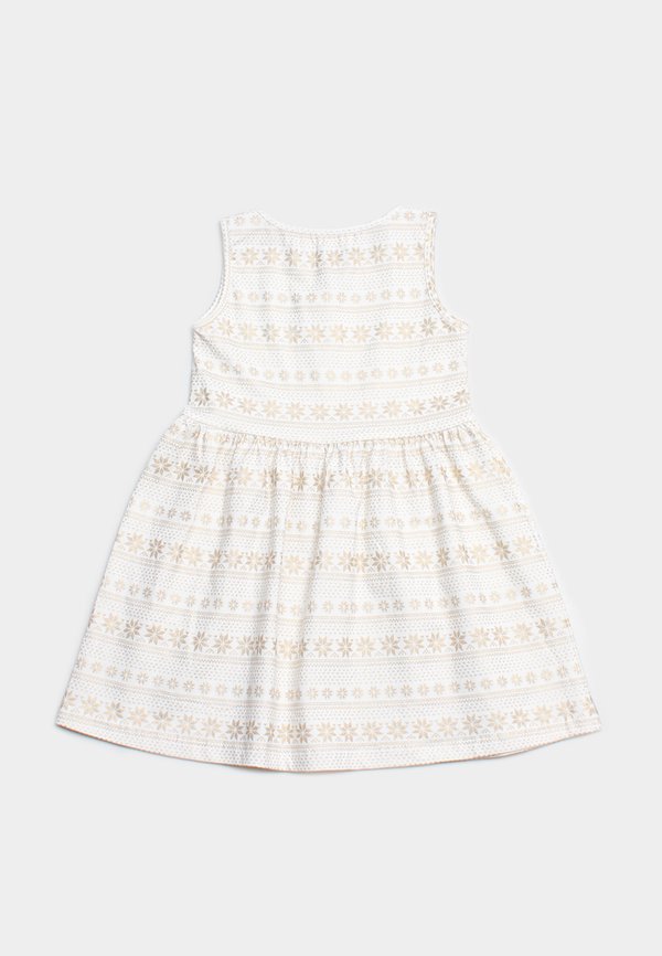 Christmas Design Print Dress WHITE (Girl's Dress)