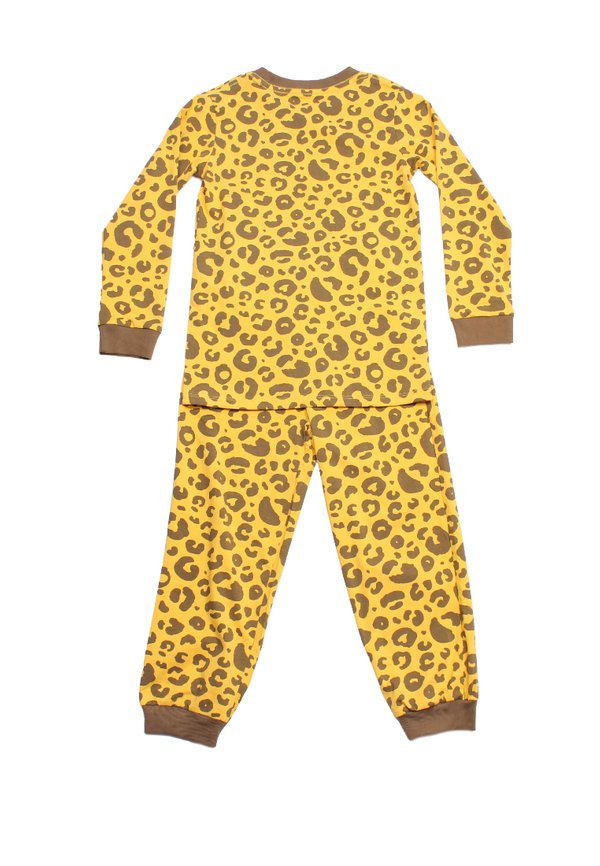 Leopard Print Pyjamas Set YELLOW (Kids' Pyjamas)