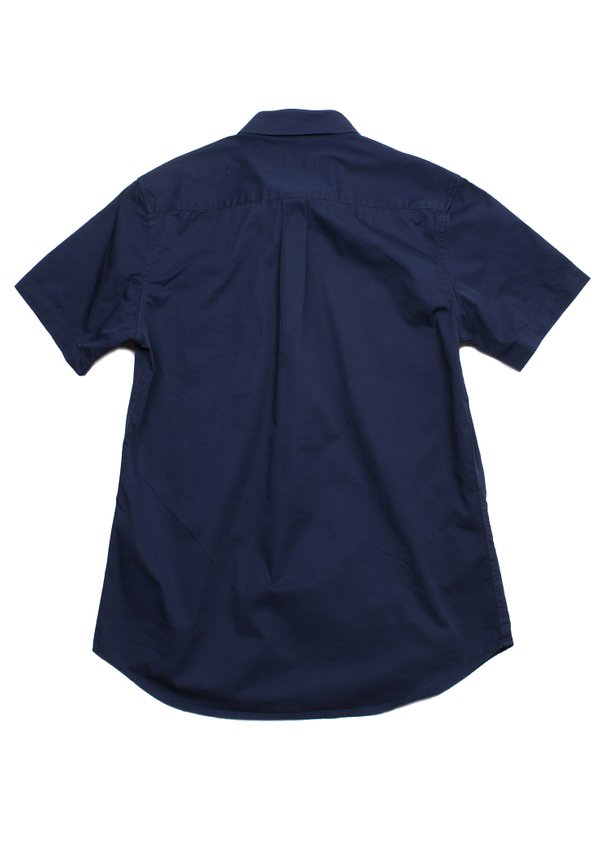 Classic Double Pocket Short Sleeve Men's Shirt NAVY