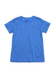 Geometric Print Boy's T-Shirt BLUE