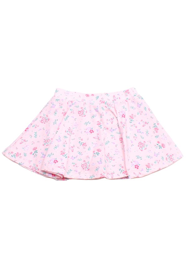 Floral Print Girl's Skirt PINK