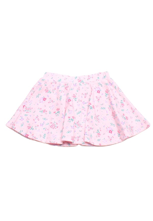 Floral Print Girl's Skirt PINK