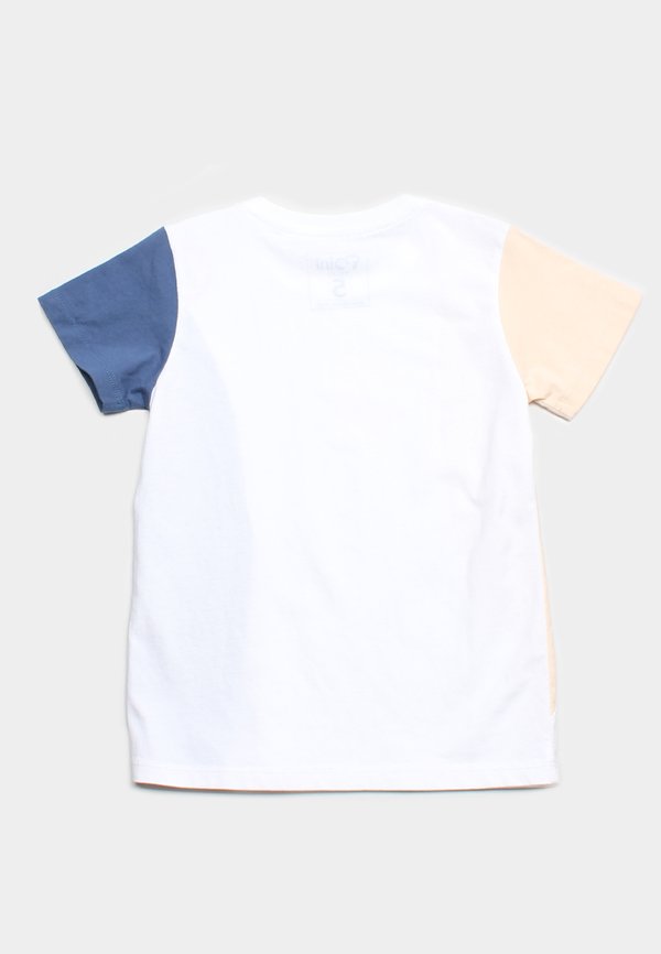 Curve Panel Premium Boy's T-Shirt WHITE