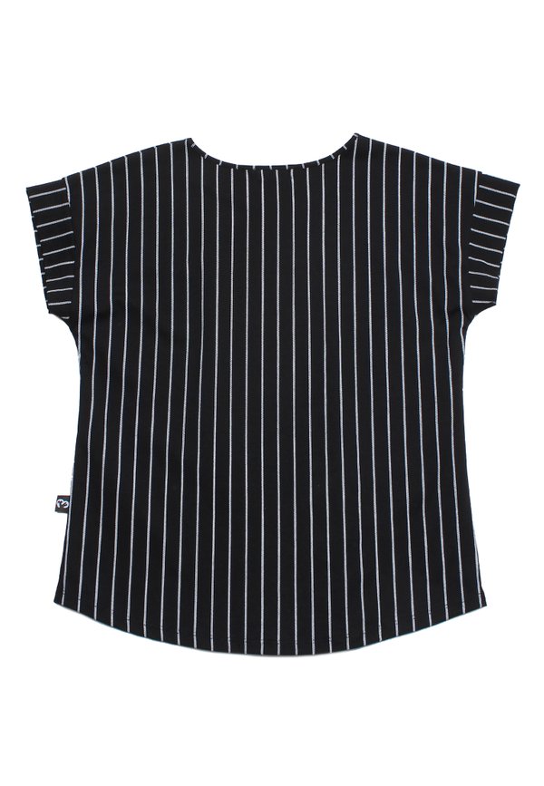 Striped Ladies' Blouse BLACK