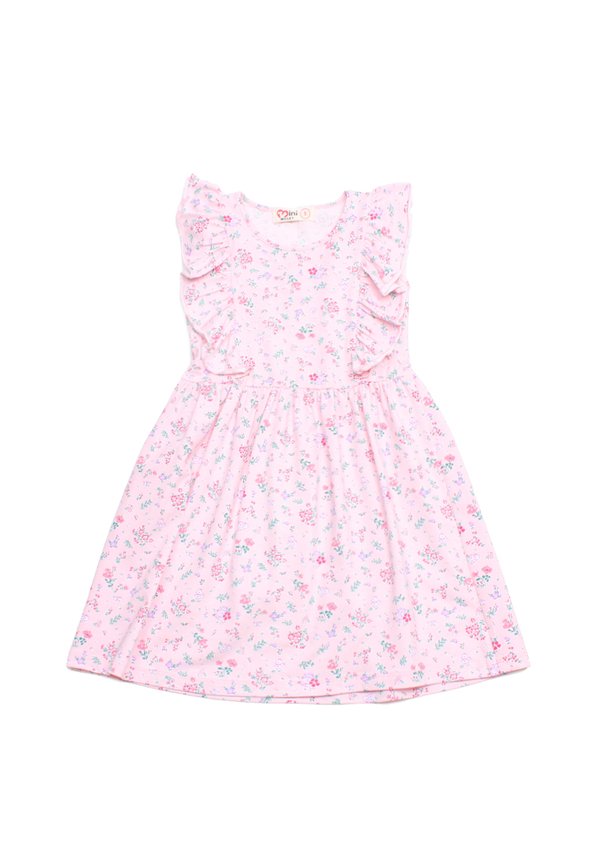 Petit Floral Print Girl's Dress PINK