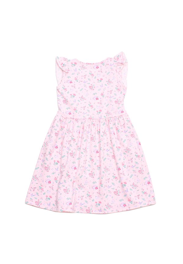 Petit Floral Print Girl's Dress PINK