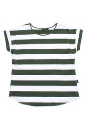 Classic Stripe Ladies' Blouse GREEN