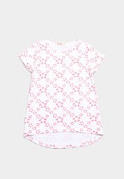 Star Prints Girl's T-Shirt WHITE