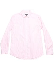 Stripe Premium Long Sleeve Men's Shirt PINK