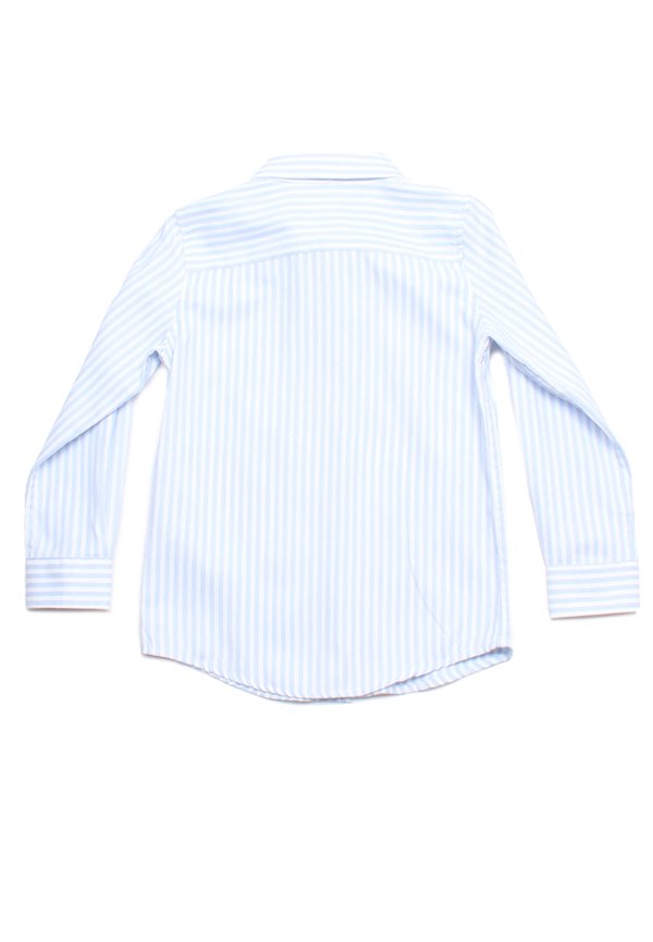 Stripe Premium Long Sleeve Boy's Shirt BLUE