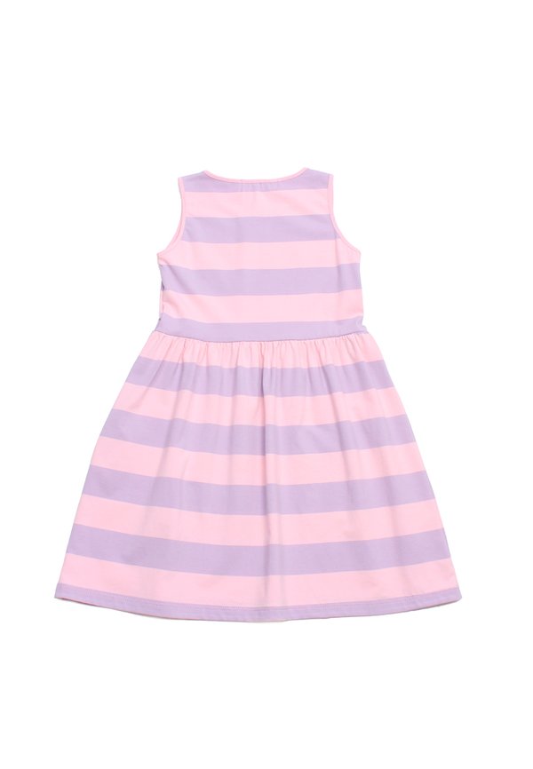 Classic Stripe Girl's Dress PINK