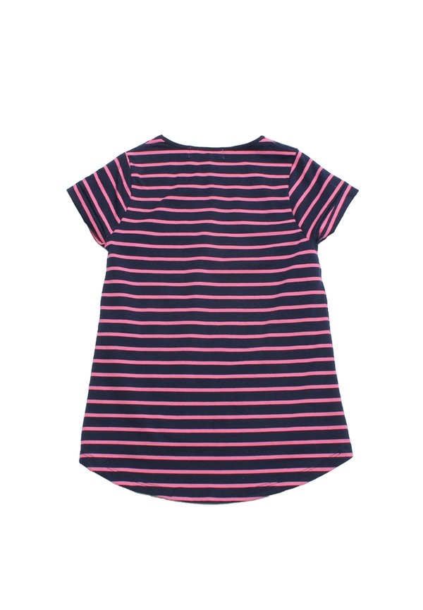Thin Stripe Classic Girl's T-Shirt NAVY