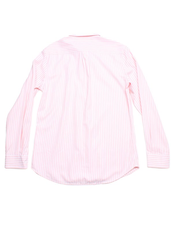 Stripe Premium Long Sleeve Men's Shirt PINK
