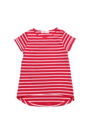 Thin Stripe Girl's T-Shirt RED