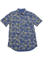 Ginko Prints Premium Short Sleeve Men's Shirt NAVY