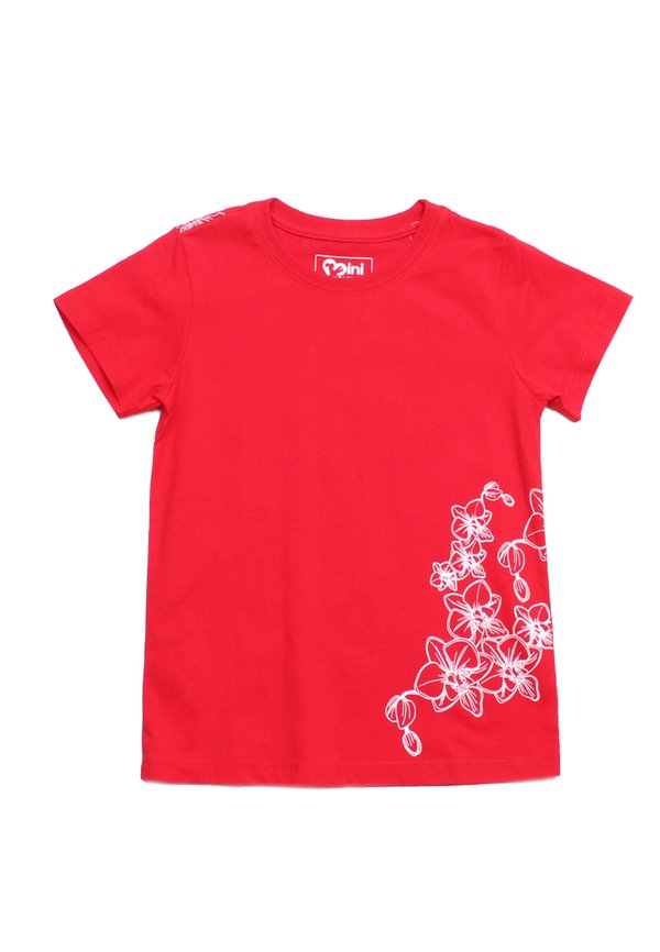 Orchid Prints Premium Boy's T-Shirt RED
