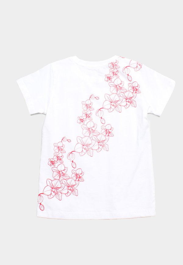 Orchid Prints Premium Boy's T-Shirt WHITE
